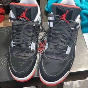 Jordan Bred 4s Size 10.5